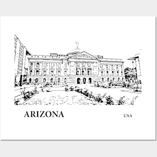 Arizona State USA Posters and Art